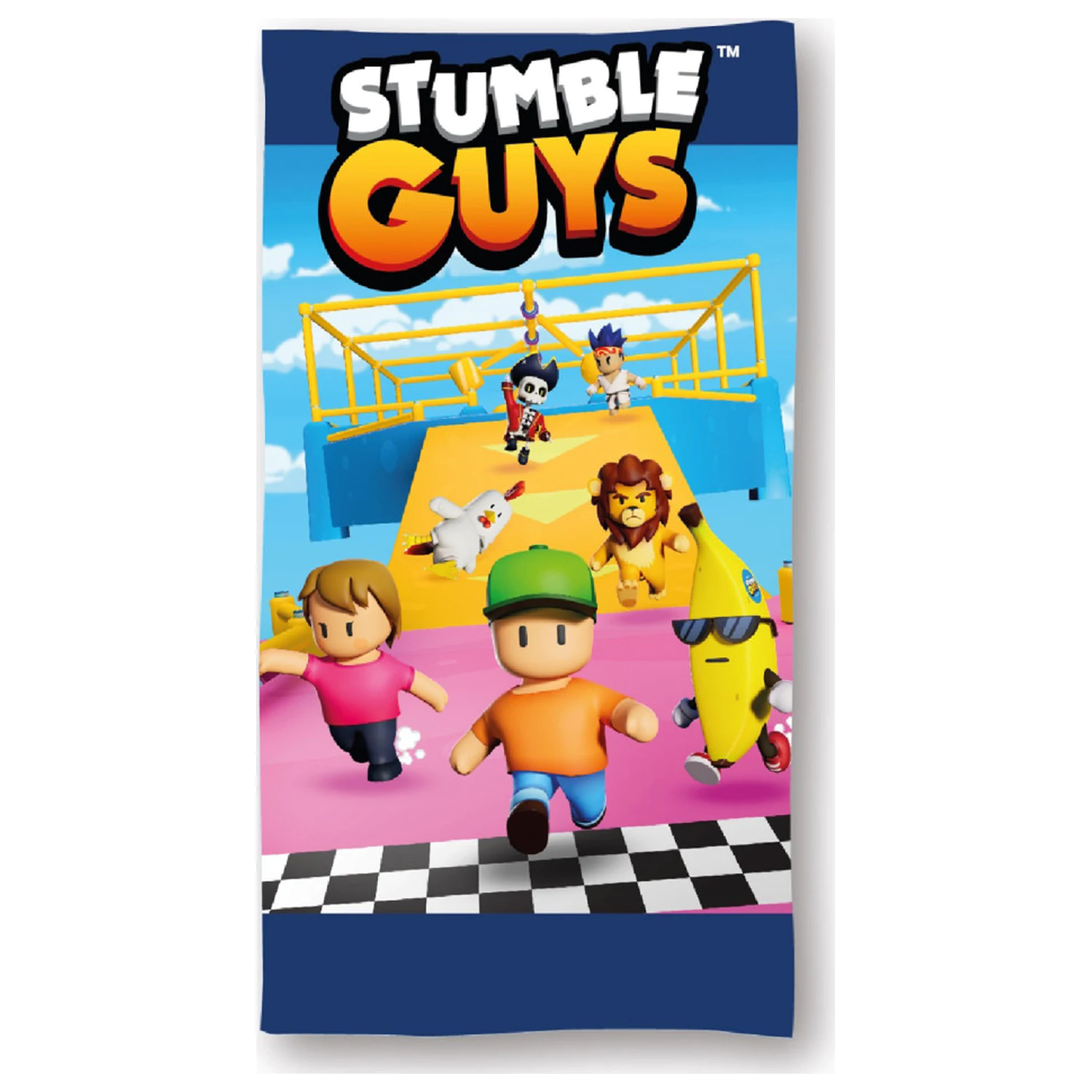 Stumble Guys Game World brisača 70x140cm fotografija izdelka