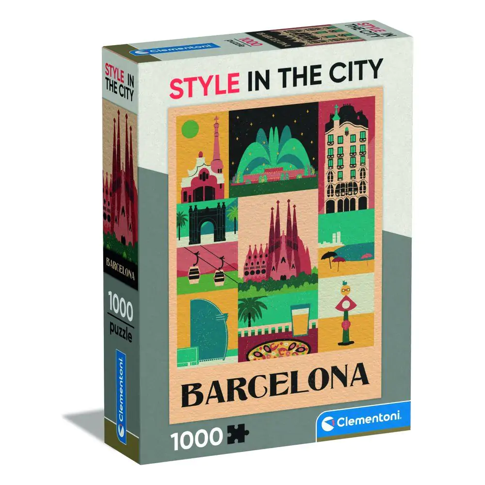 Sestavljanka Style in the City Barcelona 1000 kosov fotografija izdelka