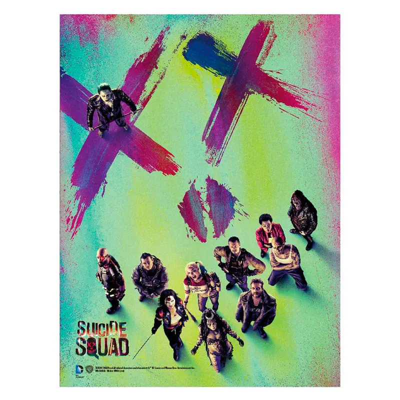 Suicide Squad XX stekleni poster fotografija izdelka