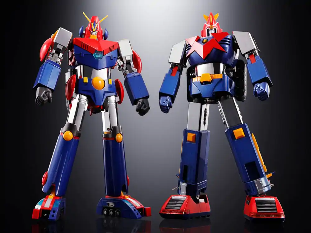 Super Electromagnetic Machine Voltes V Soul of Chogokin Diecast akcijska figura GX31-SP Com-Battler V Chogokin 50th Anniversary Ver. 25 cm fotografija izdelka