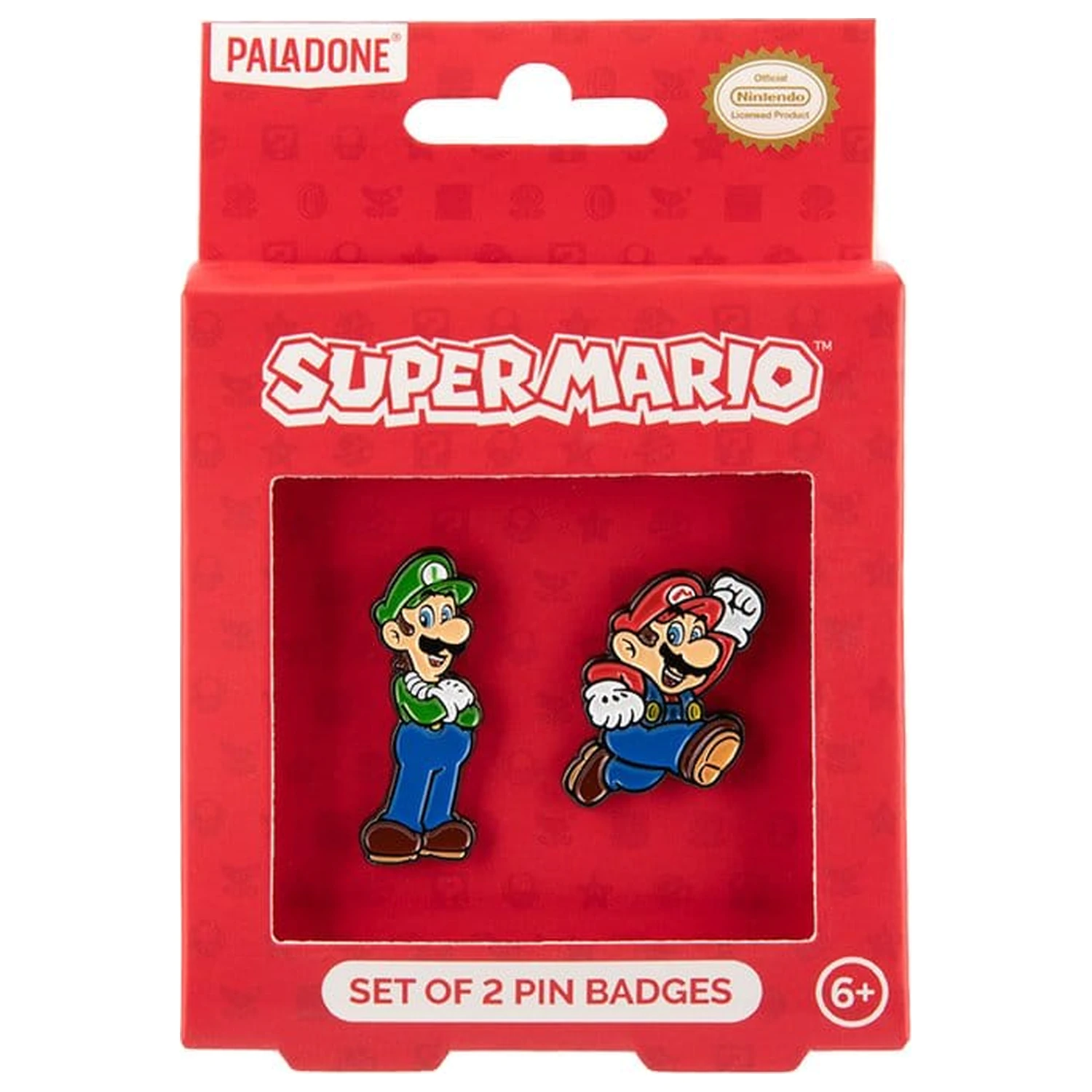 Super Mario Pin Badge paket 2 kosov fotografija izdelka
