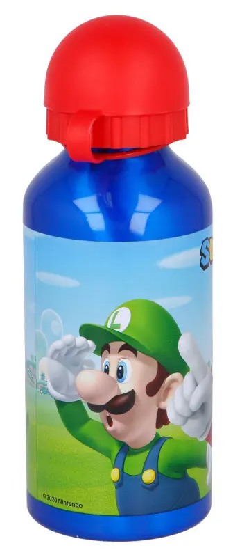 Nintendo Super Mario Bros aluminijasta steklenička 400ml fotografija izdelka