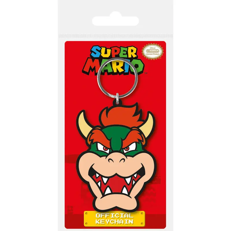 Super Mario Gumijast Keychain Bowser 6 cm fotografija izdelka