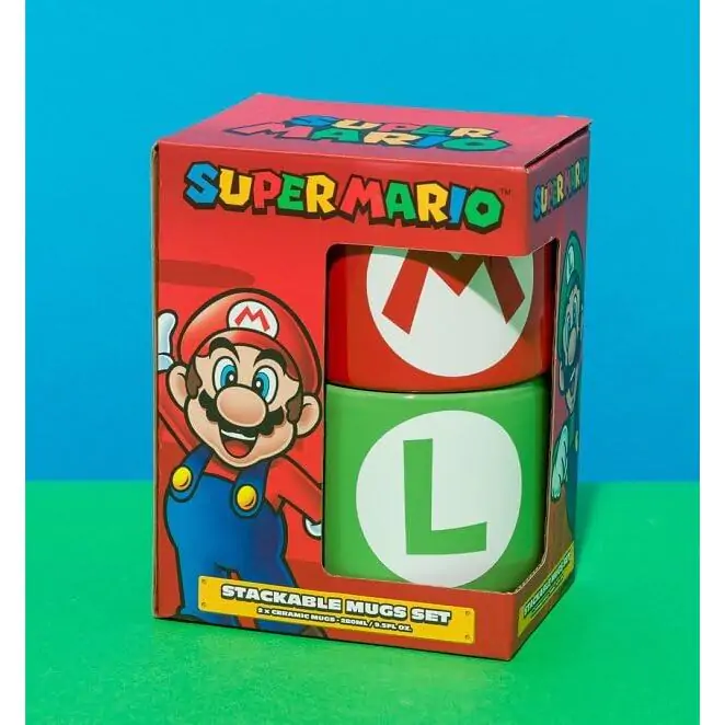Super Mario Bros Set of 2 skodelici fotografija izdelka