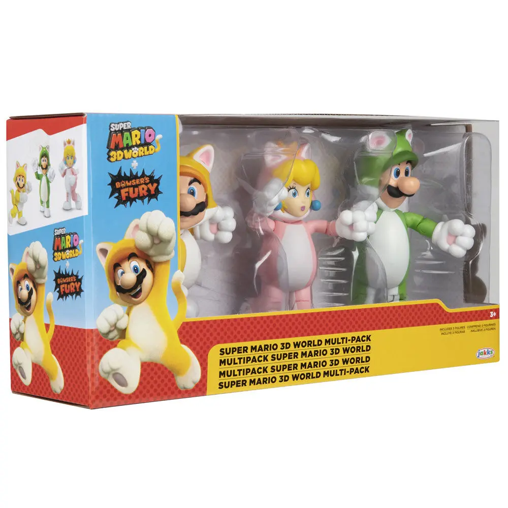 Super Mario Bros paket 3 figure 10 cm fotografija izdelka