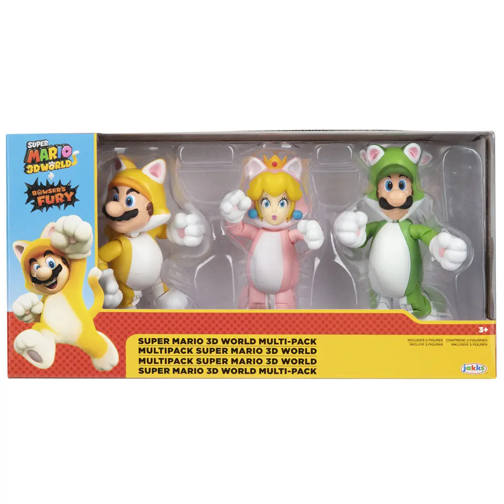 Super Mario Bros paket 3 figure 10 cm fotografija izdelka