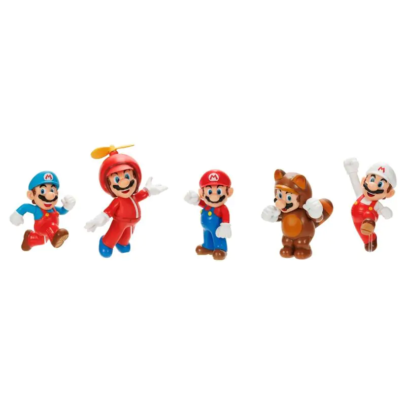 Super Mario Bros blister 5 figuric 6 cm fotografija izdelka