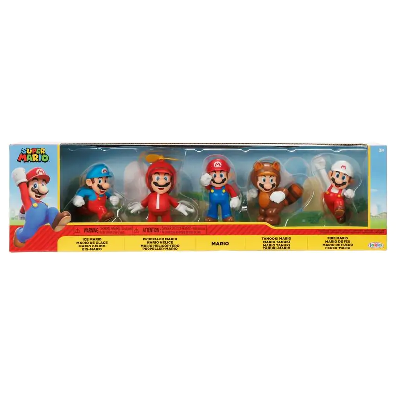 Super Mario Bros blister 5 figuric 6 cm fotografija izdelka