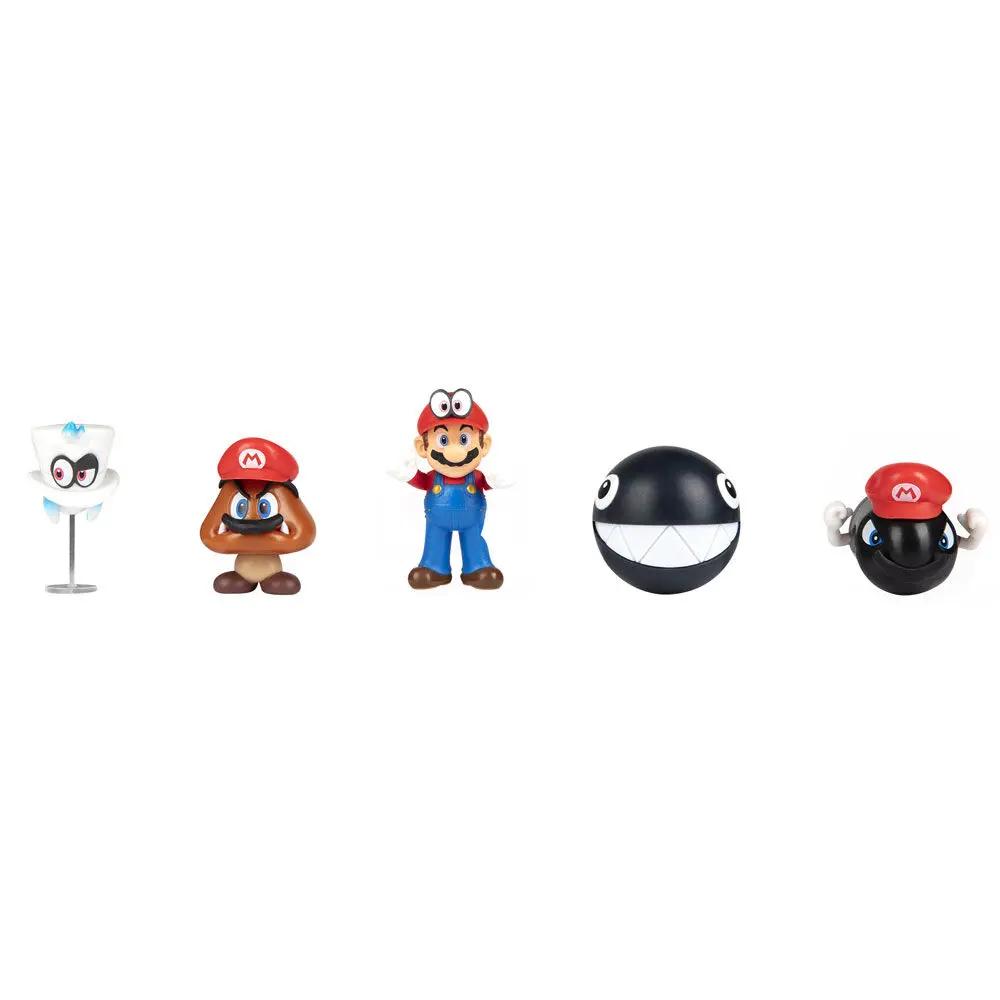 Super Mario Bros paket 5 figuric 6,5 cm fotografija izdelka