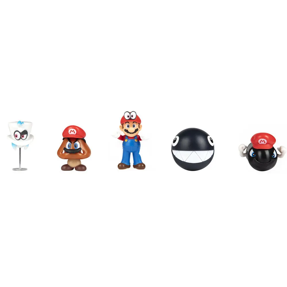 Super Mario Bros paket 5 figuric 6,5 cm fotografija izdelka