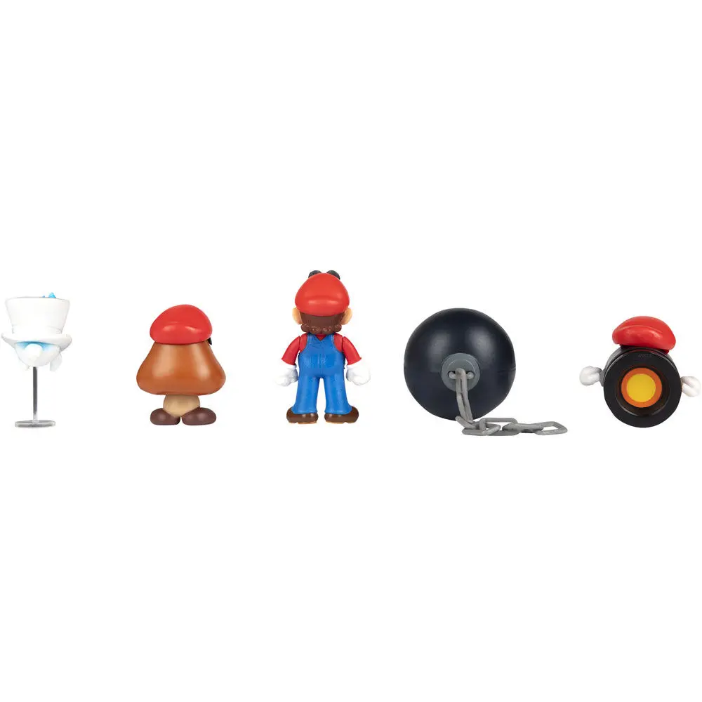 Super Mario Bros paket 5 figuric 6,5 cm fotografija izdelka