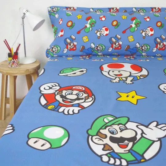 Komplet rjuh Super Mario Bros za posteljo 90cm fotografija izdelka