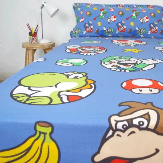 Komplet rjuh Super Mario Bros za posteljo 90cm fotografija izdelka