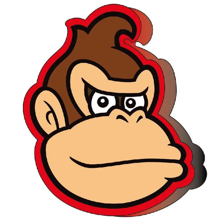 Super Mario Bros Donkey Kong 3D blazina fotografija izdelka