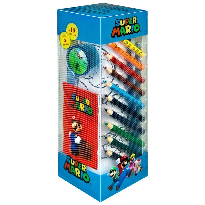 Super Mario Bros set pisarniškega materiala 35 kos fotografija izdelka