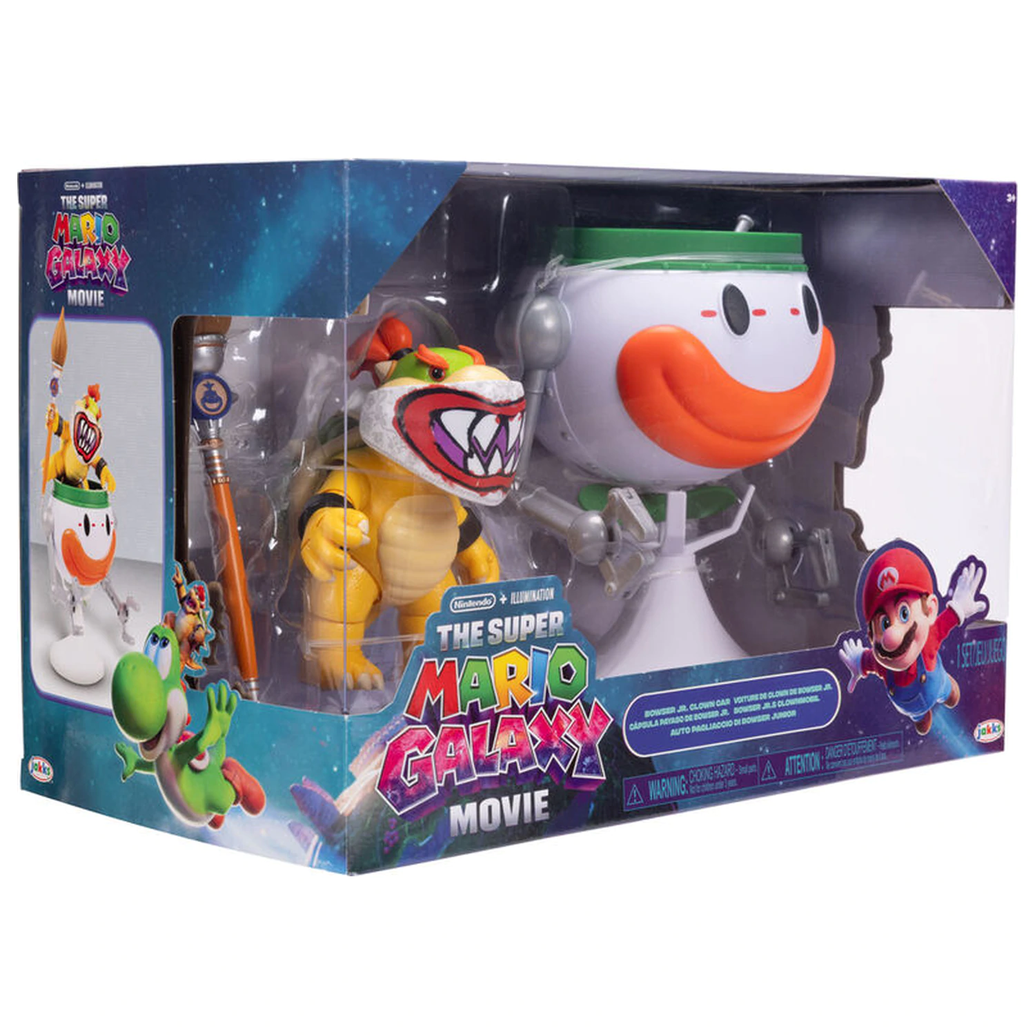 Super Mario Bros - Super Mario Galaxy Movie Bowser Jr. Clown Car figura fotografija izdelka