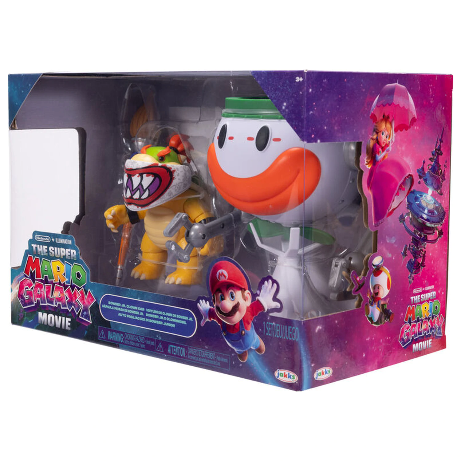 Super Mario Bros - Super Mario Galaxy Movie Bowser Jr. Clown Car figura fotografija izdelka