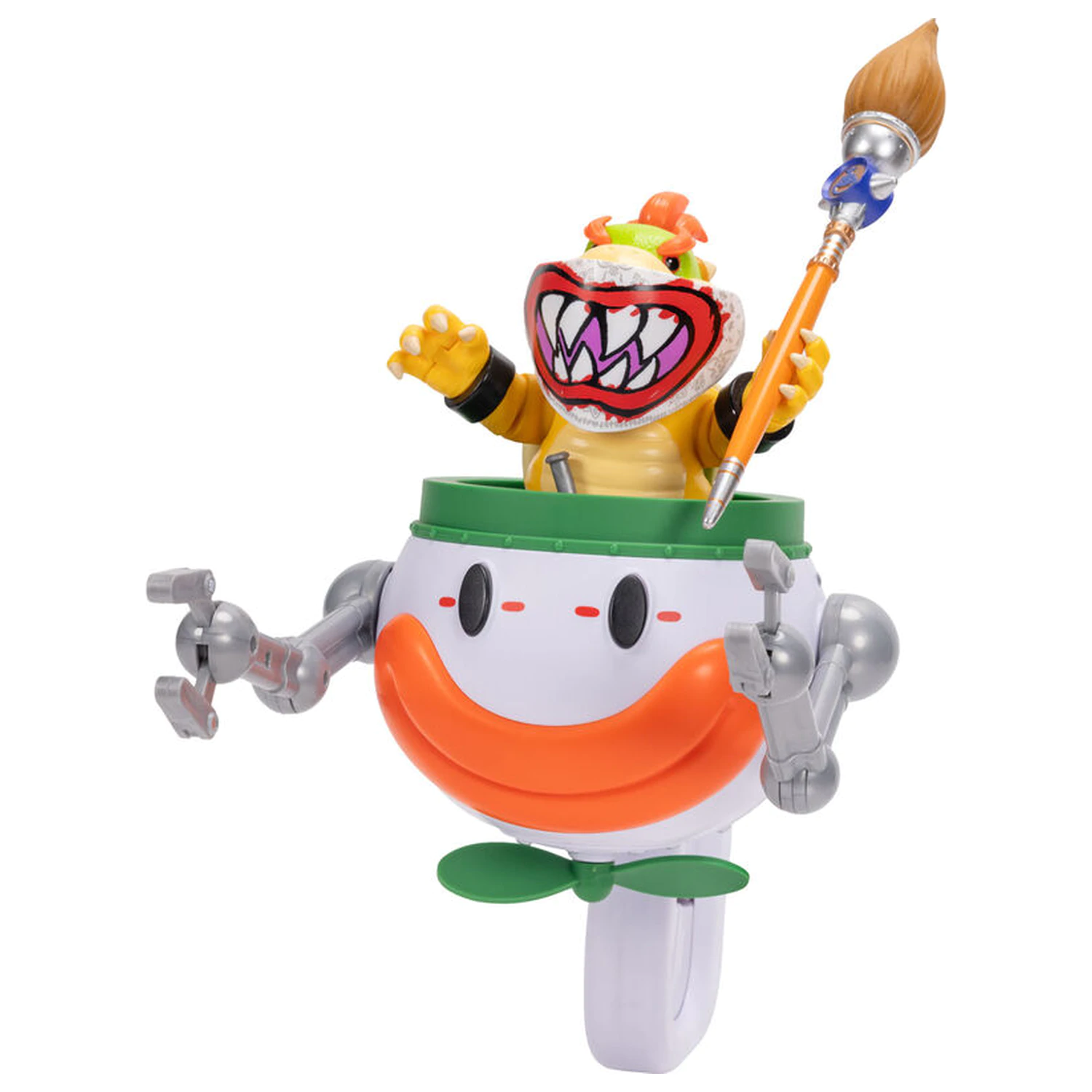 Super Mario Bros - Super Mario Galaxy Movie Bowser Jr. Clown Car figura fotografija izdelka