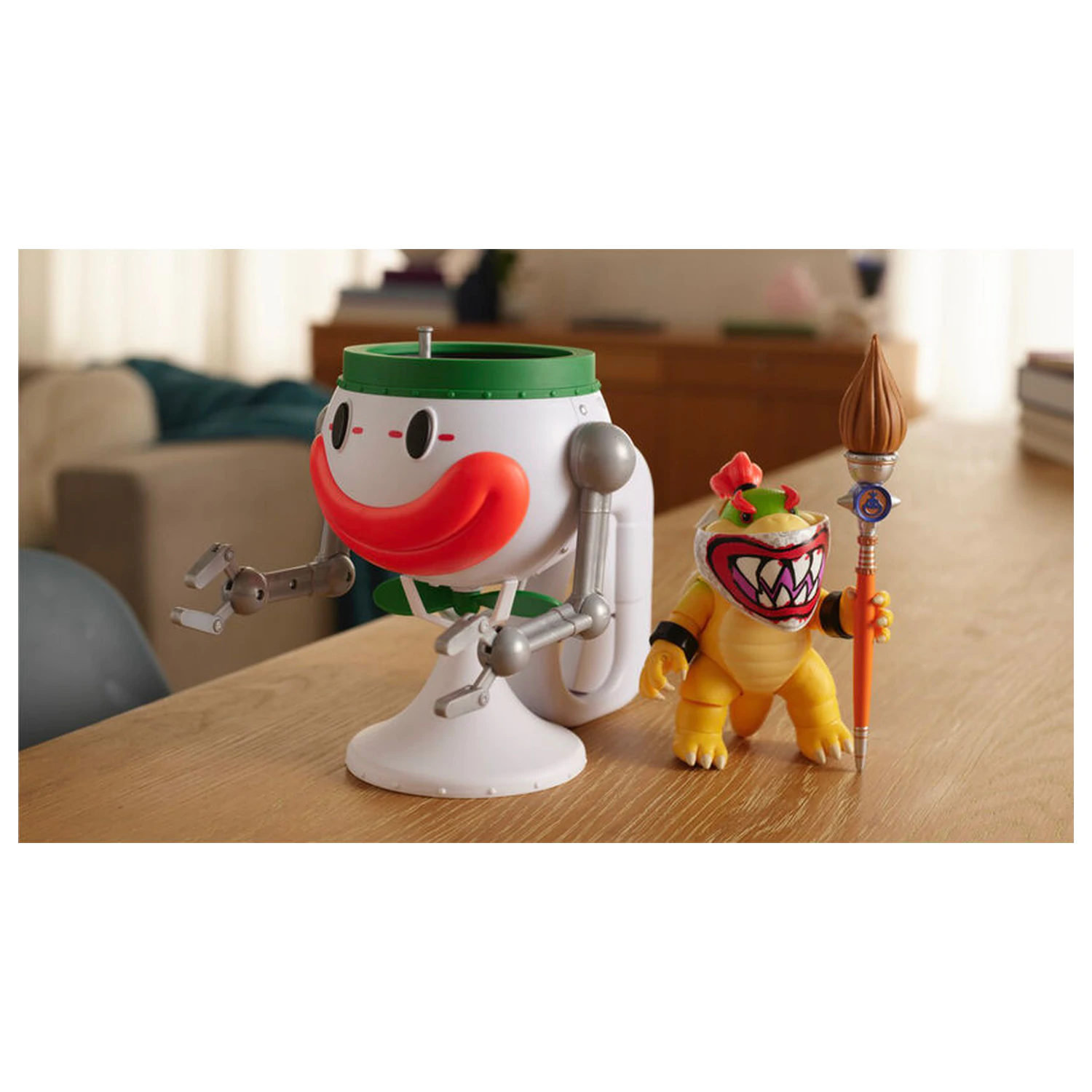 Super Mario Bros - Super Mario Galaxy Movie Bowser Jr. Clown Car figura fotografija izdelka