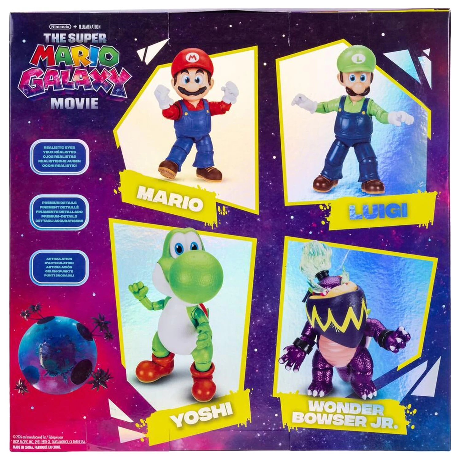 Super Mario Bros - Super Mario Galaxy Movie pack figurice 12,5cm fotografija izdelka
