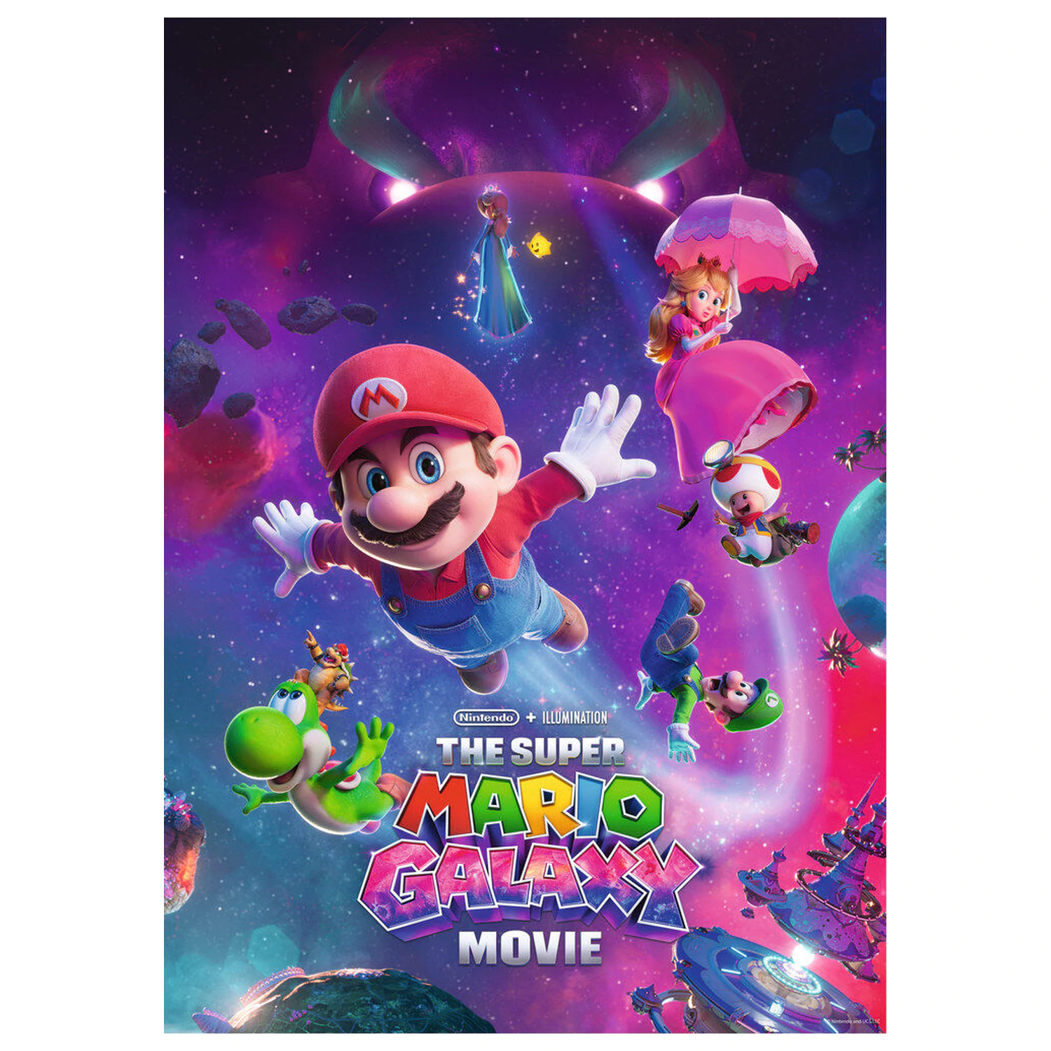 Super Mario Bros - Super Mario Galaxy Movie sestavljanka 1000 kosov fotografija izdelka