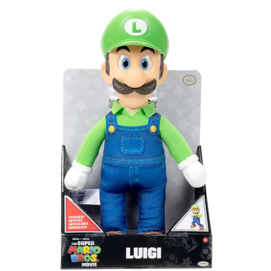 The Super Mario Bros. Movie Plišasta Figura Luigi 30 cm fotografija izdelka