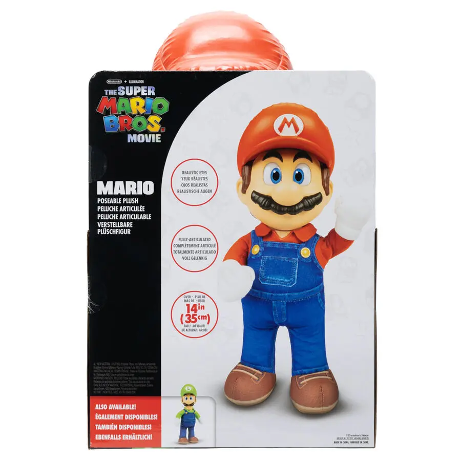 The Super Mario Bros. Movie plišasta figura Mario 30 cm fotografija izdelka