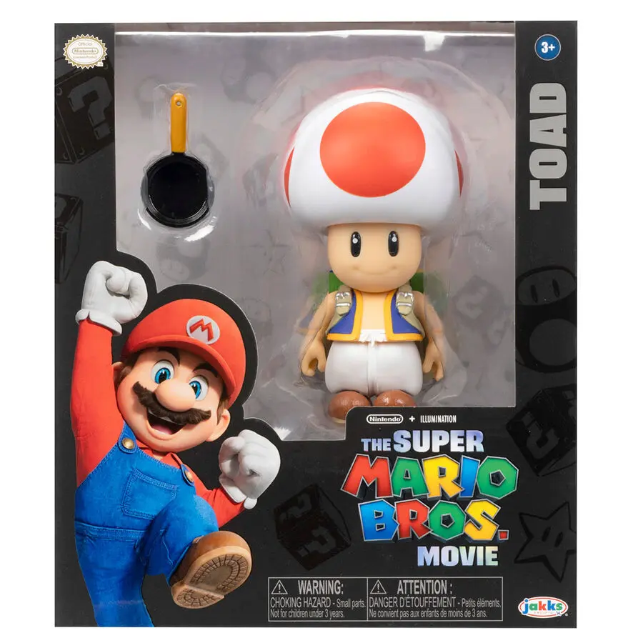 The Super Mario Bros. Movie akcijska figura Toad 13 cm fotografija izdelka