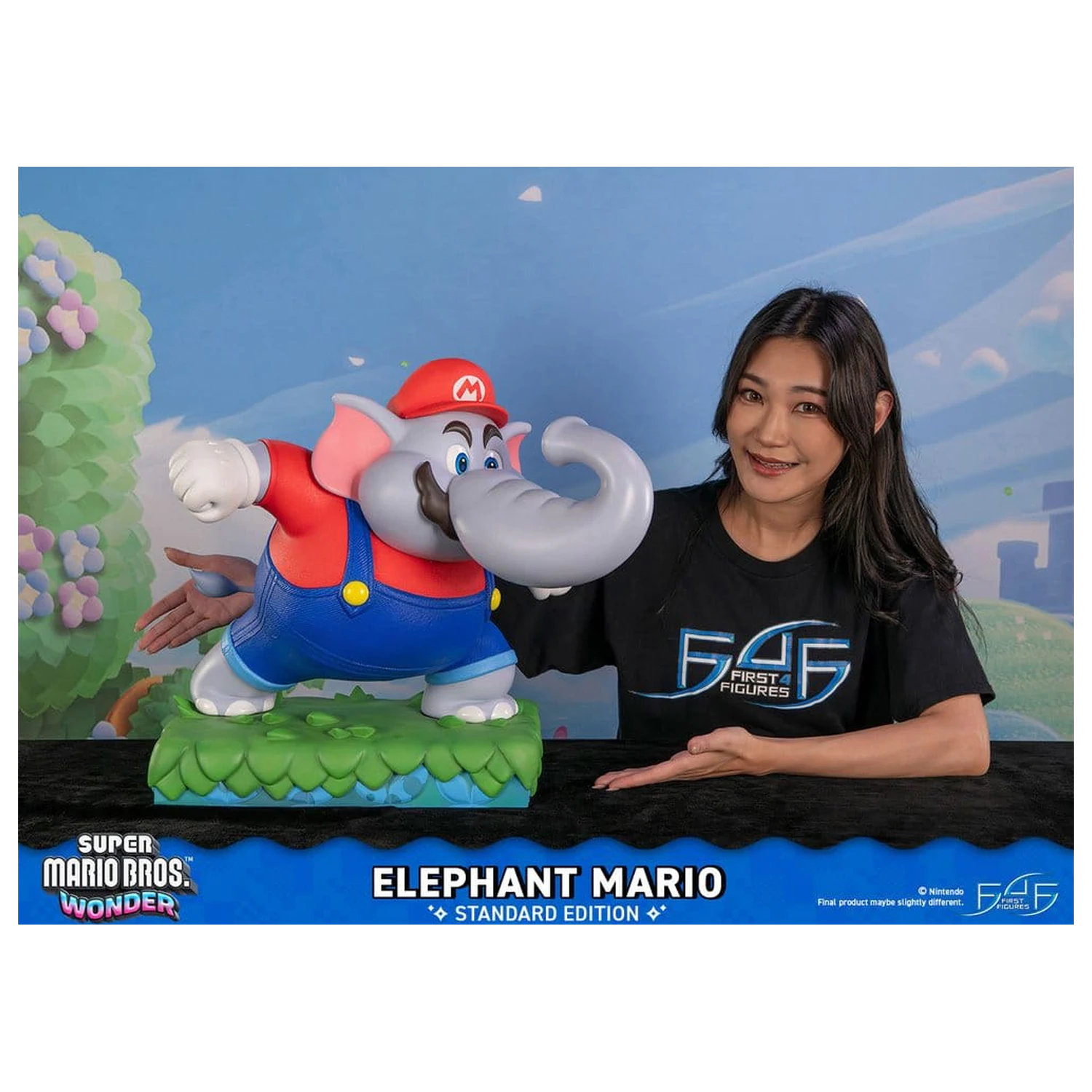 Super Mario Bros. Wonder Smolska statua Elephant Mario Standard Edition 43 cm fotografija izdelka