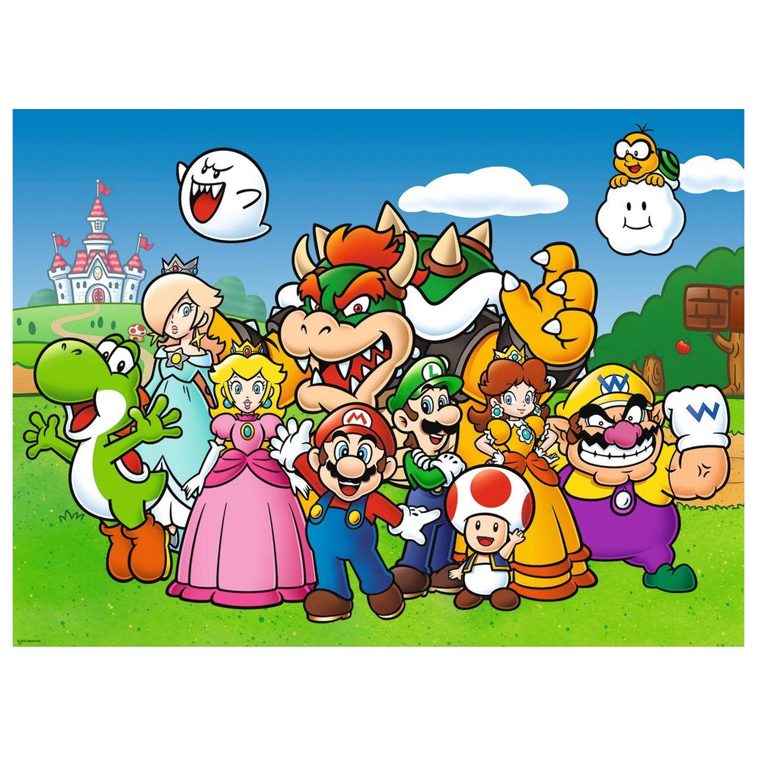 Super Mario Bros XXL sestavljanka 100 kosov fotografija izdelka