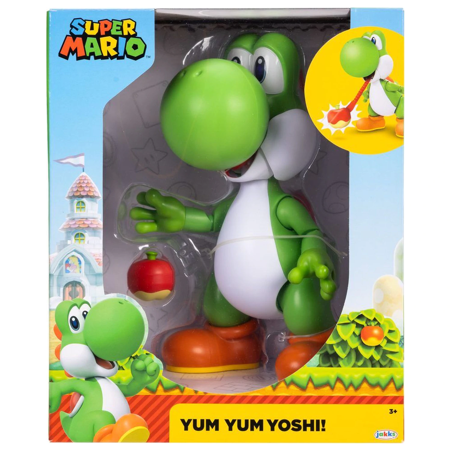 Super Mario Bros Yum Yum Yoshi interaktivna figura 20cm fotografija izdelka