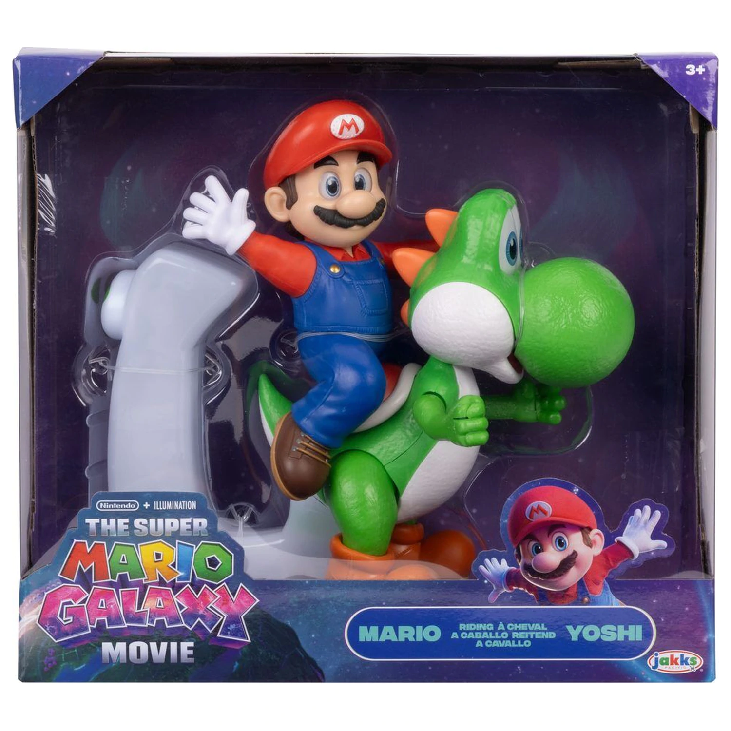 Super Mario Galaxy Movie Mario & Yoshi figure fotografija izdelka