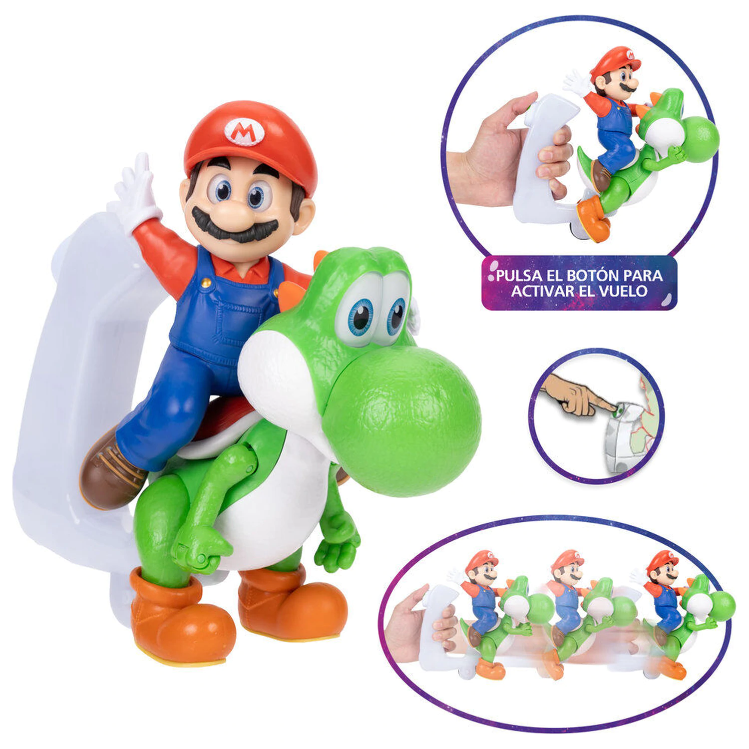 Super Mario Galaxy Movie Mario & Yoshi figure fotografija izdelka
