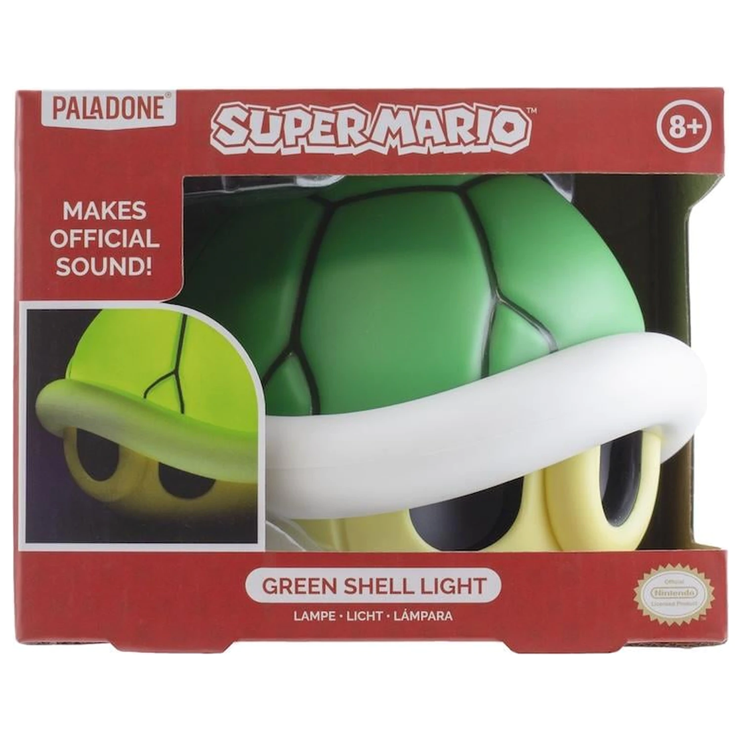 Super Mario Green Shell dekorativna lučka z zvokom 15cm fotografija izdelka