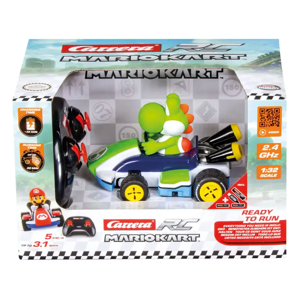 Super Mario Kart RC dirkalni Kart na daljinsko vodenje 1/32 2.4GHz Yoshi fotografija izdelka