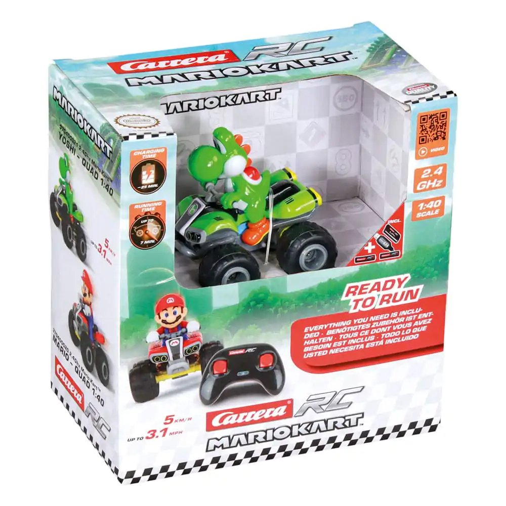Super Mario Kart RC daljinsko voden štirikolesnik 1/40 2.4GHz Yoshi fotografija izdelka