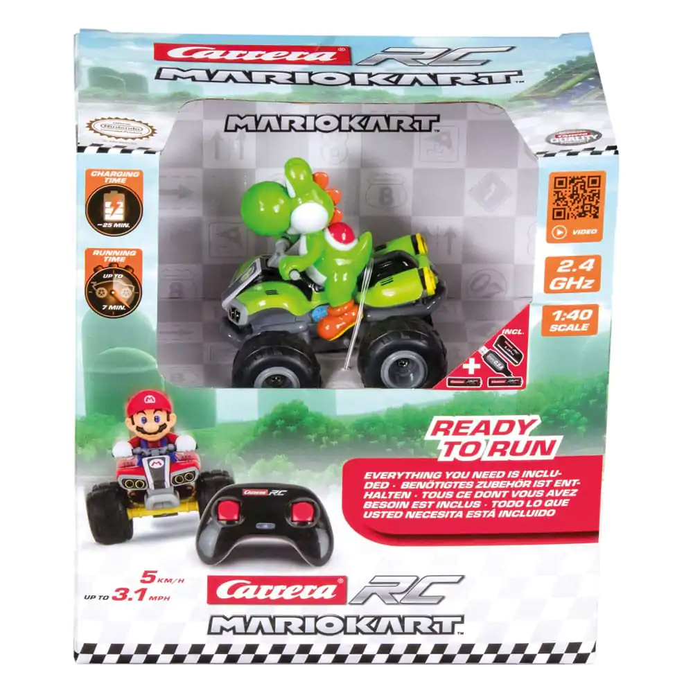 Super Mario Kart RC daljinsko voden štirikolesnik 1/40 2.4GHz Yoshi fotografija izdelka