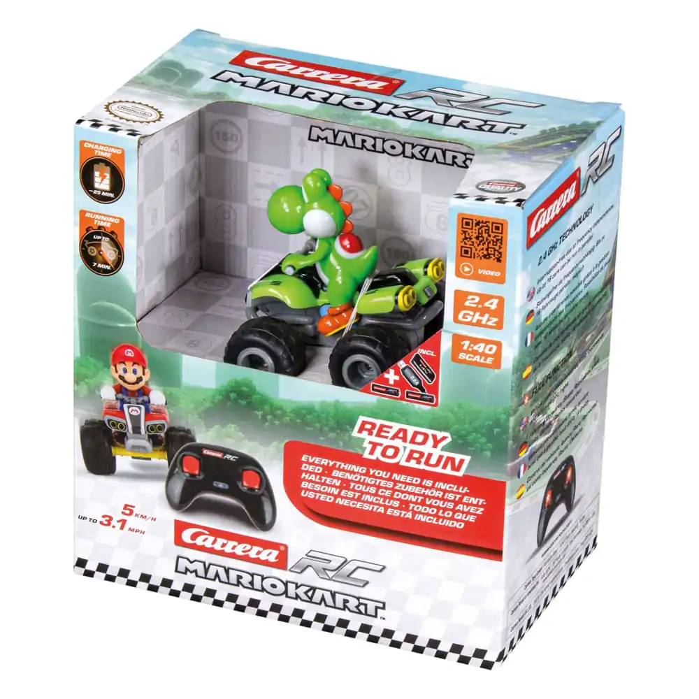 Super Mario Kart RC daljinsko voden štirikolesnik 1/40 2.4GHz Yoshi fotografija izdelka