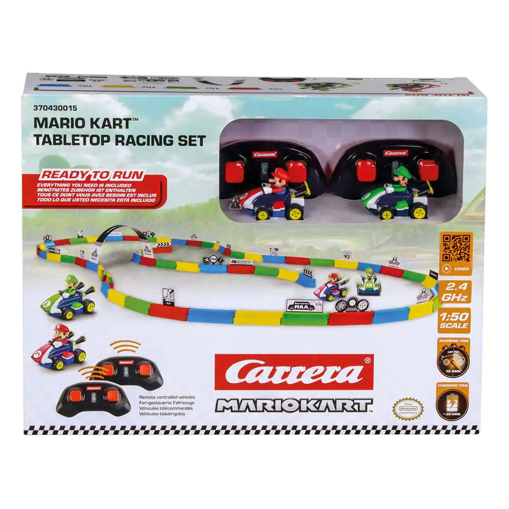 Super Mario Kart RC avto na daljinsko upravljanje 1/43 2.4GHz namizni dirkalni set Mario fotografija izdelka