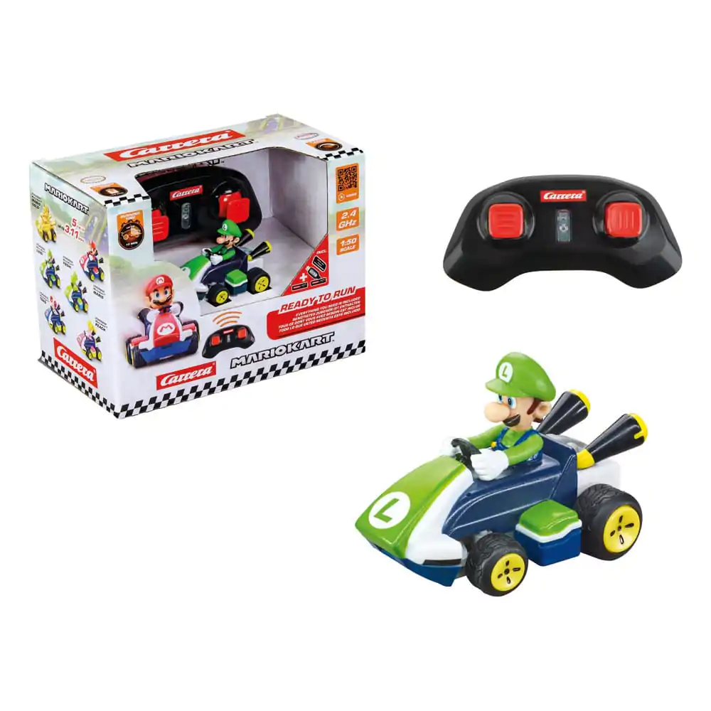 Super Mario Kart RC avto na daljinsko upravljanje 1/50 2.4GHz Mini Luigi fotografija izdelka