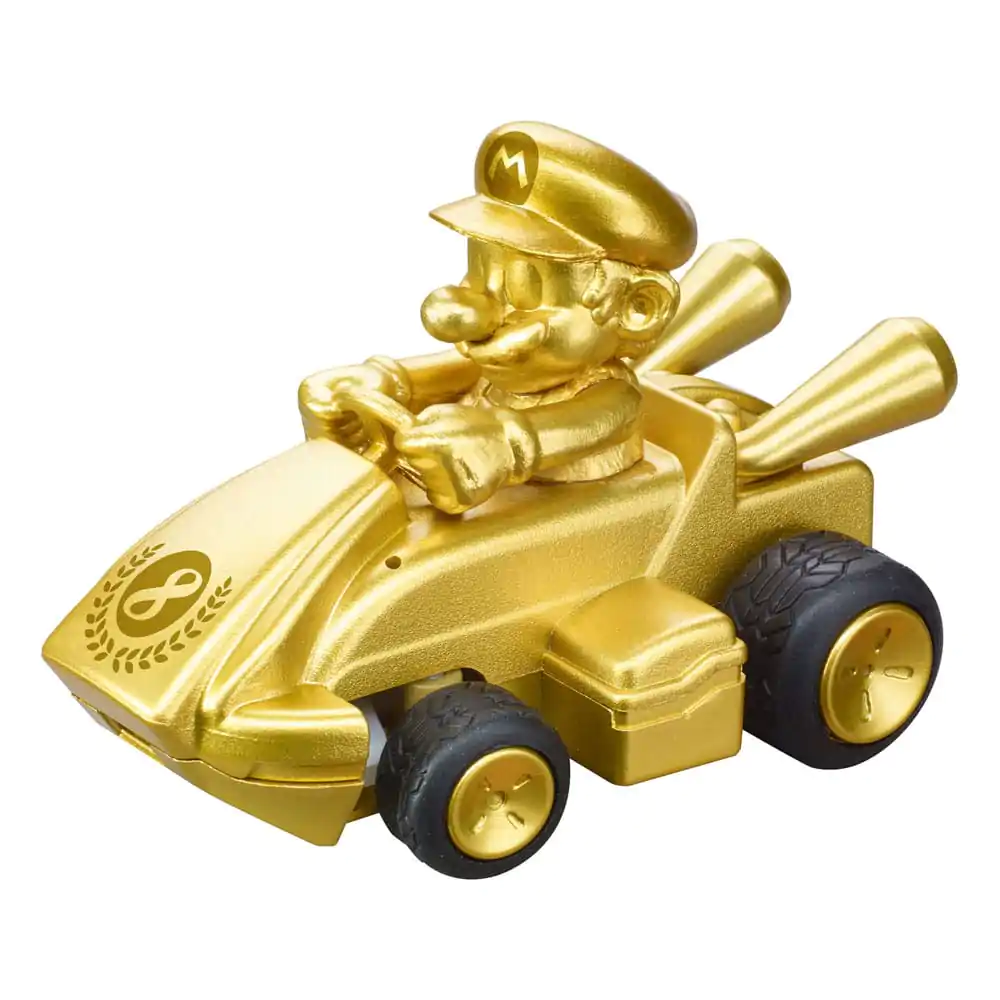 Super Mario Kart avto na daljinsko vodenje 1/50 2.4GHz Mini Mario Gold fotografija izdelka