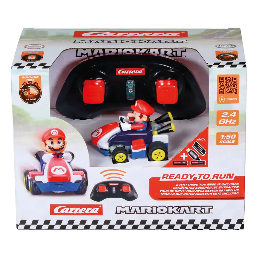 Super Mario Kart RC avto na daljinsko upravljanje 1/50 2.4GHz Mini Mario fotografija izdelka