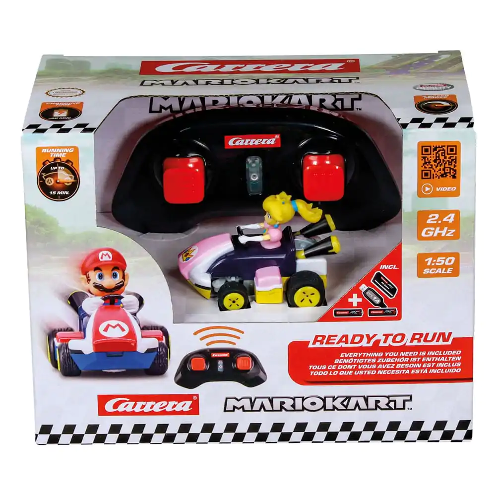 Super Mario Kart RC avto na daljinsko vodenje 1/50 2.4GHz Mini Peach fotografija izdelka