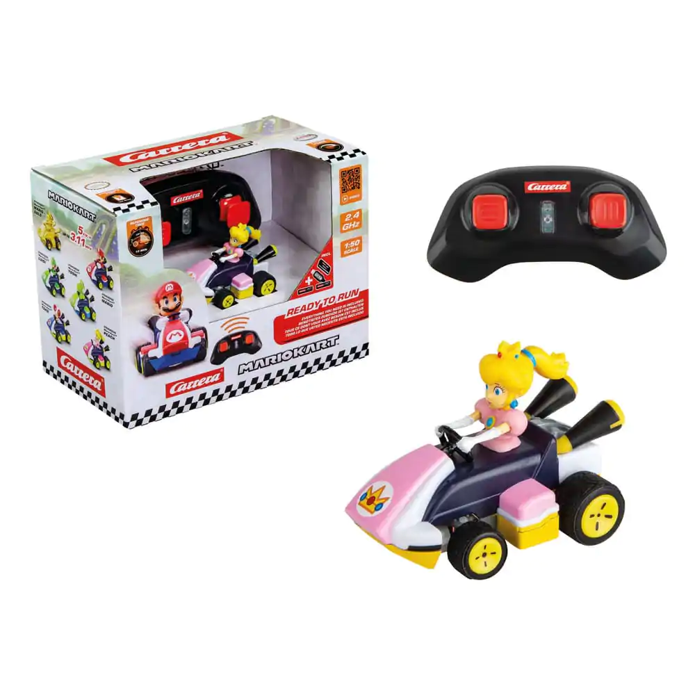Super Mario Kart RC avto na daljinsko vodenje 1/50 2.4GHz Mini Peach fotografija izdelka