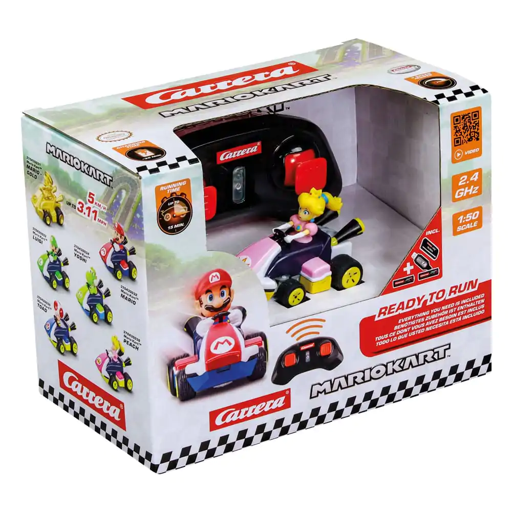 Super Mario Kart RC avto na daljinsko vodenje 1/50 2.4GHz Mini Peach fotografija izdelka