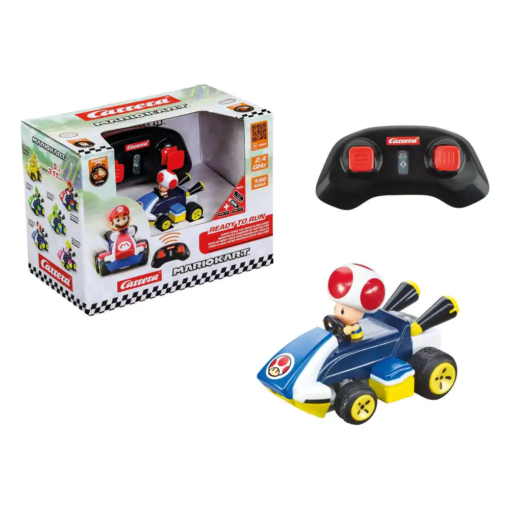 Super Mario Kart RC avto na daljinsko vodenje 1/50 2.4GHz Mini Toad fotografija izdelka