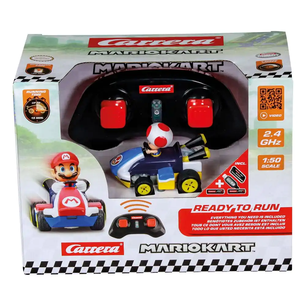 Super Mario Kart RC avto na daljinsko vodenje 1/50 2.4GHz Mini Toad fotografija izdelka
