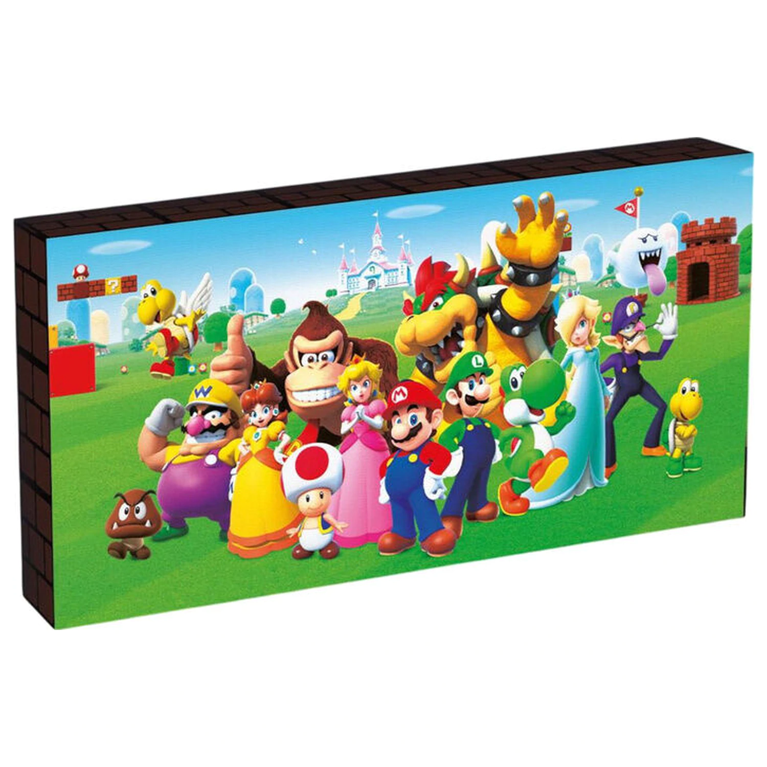 Super Mario svetleče platno fotografija izdelka
