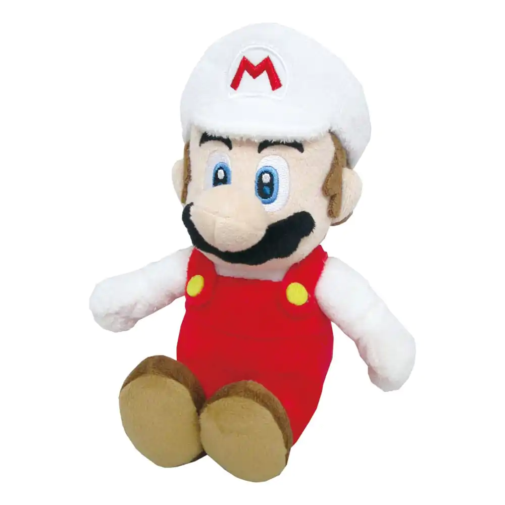 Super Mario Plišasta Figura Mario Fire 24 cm fotografija izdelka