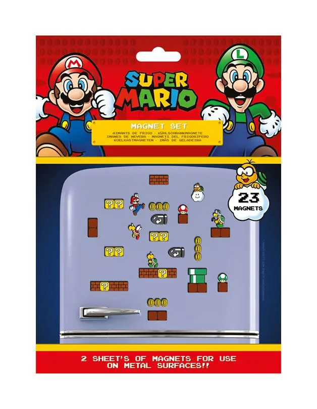 Super Mario Fridge Magnets Mushroom Kingdom - Magneti za hladilnik Gobje kraljestvo fotografija izdelka